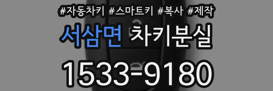 서삼면 차키분실