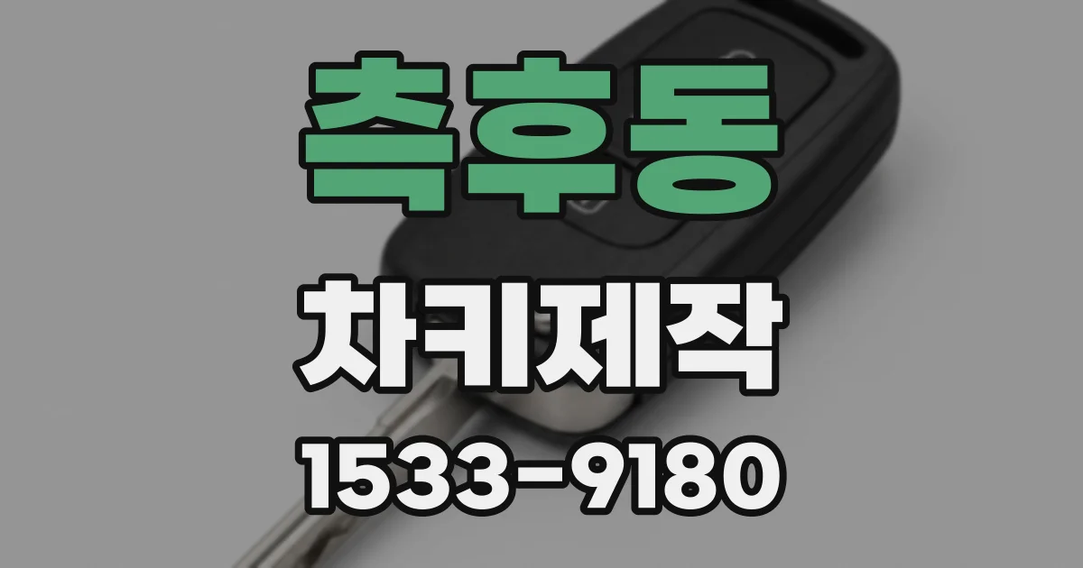 측후동 차키제작