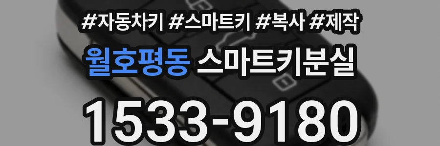 월호평동 스마트키분실