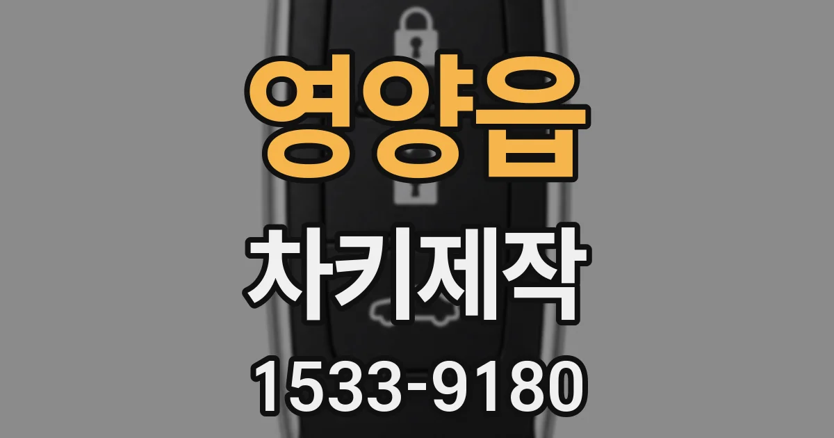 영양읍 차키제작