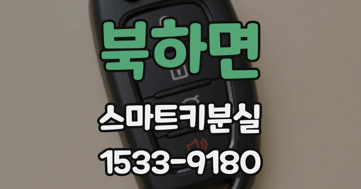 북하면 스마트키분실