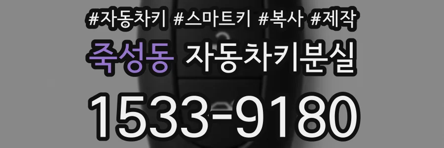 죽성동 자동차키분실