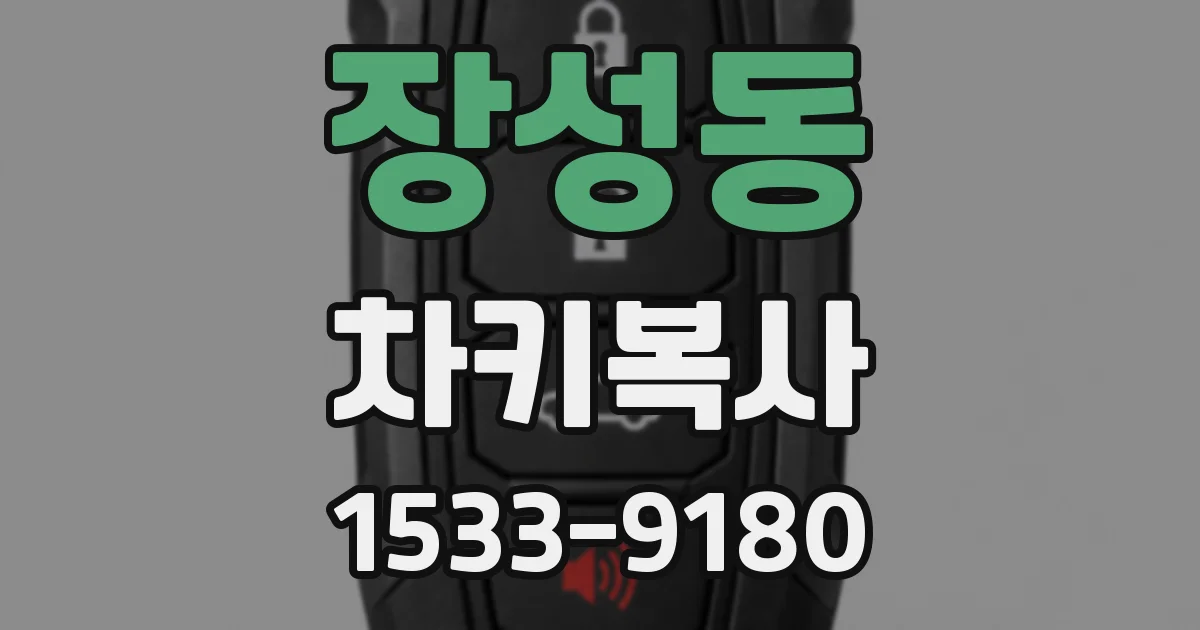 장성동 차키복사
