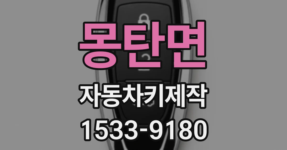몽탄면 자동차키제작