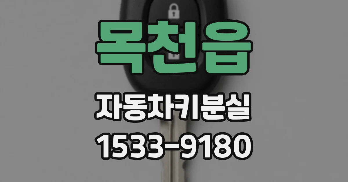 목천읍 자동차키분실