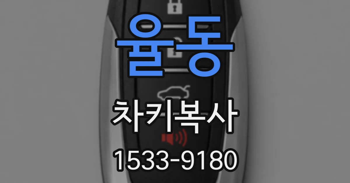 율동 차키복사