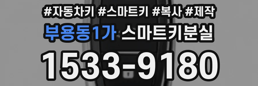 부용동1가 스마트키분실