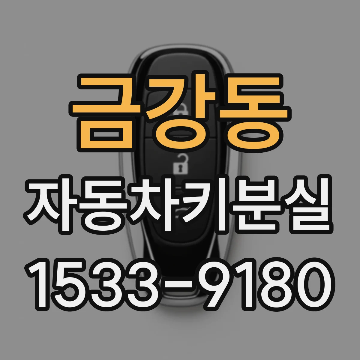 금강동 자동차키분실
