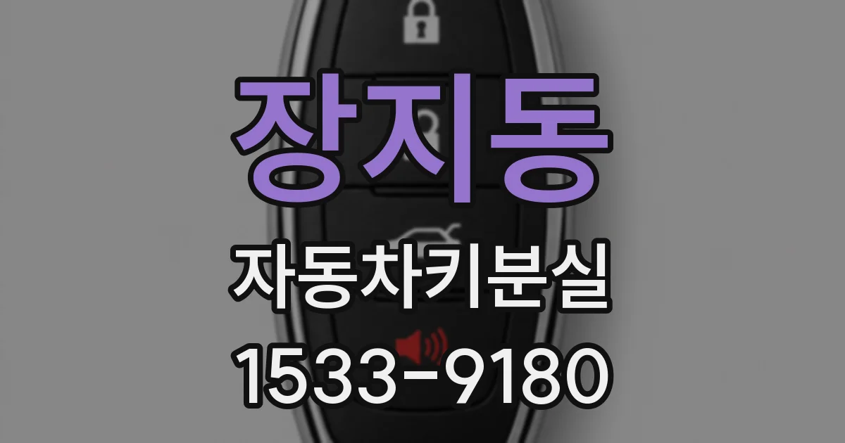 장지동 자동차키분실