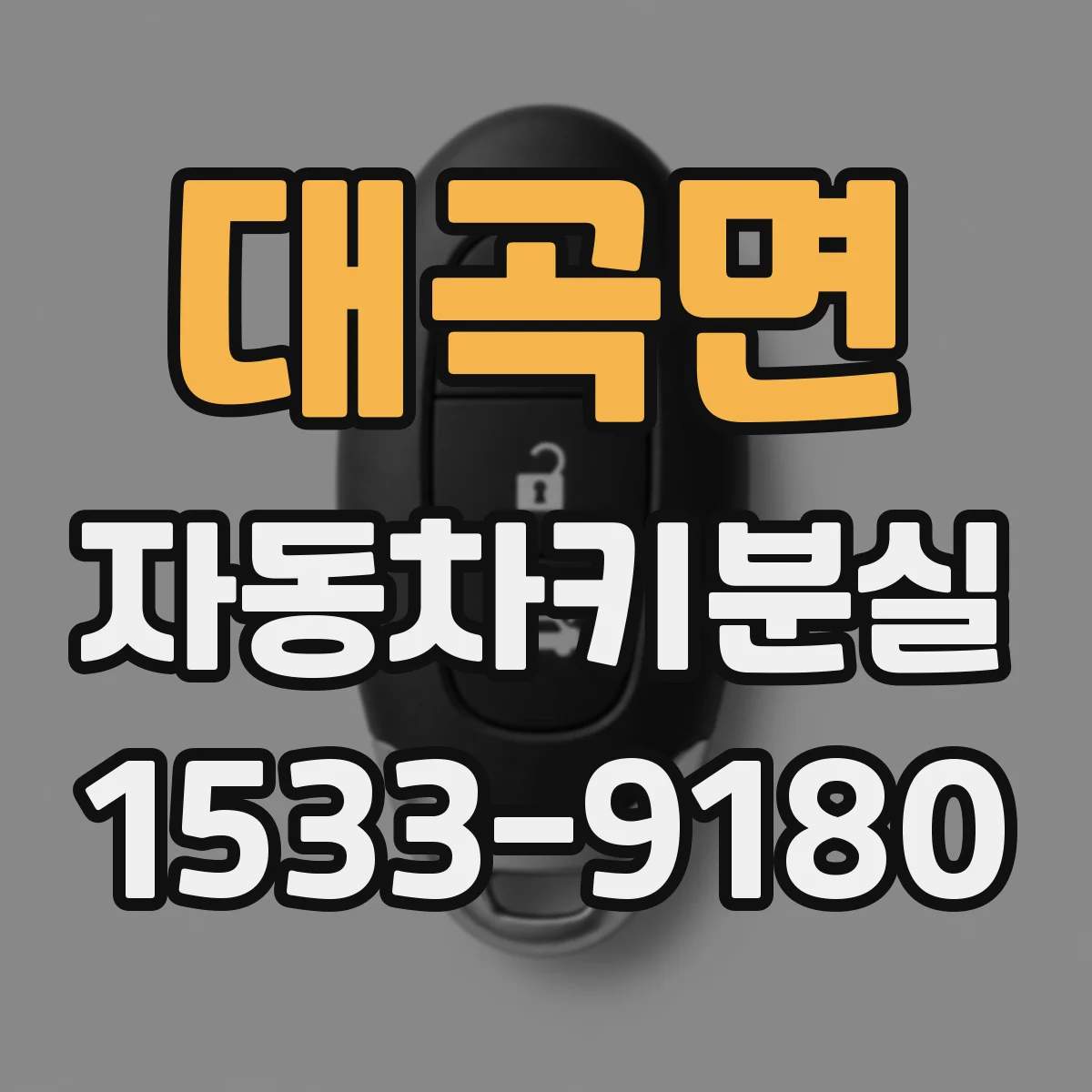 대곡면 자동차키분실
