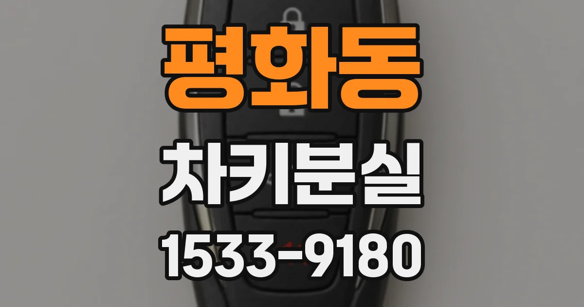평화동 차키분실