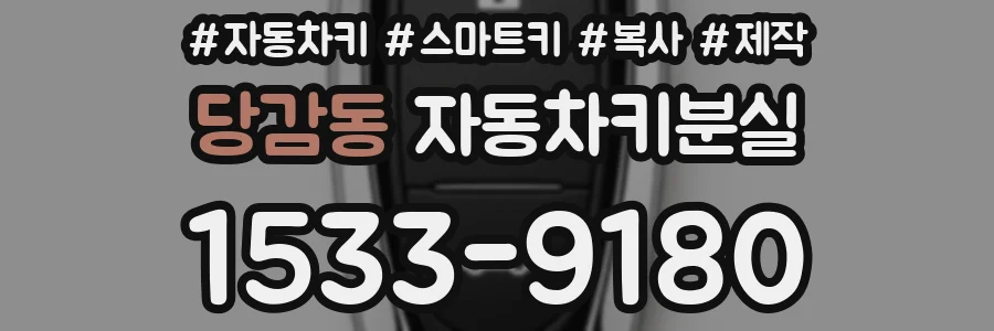 당감동 자동차키분실