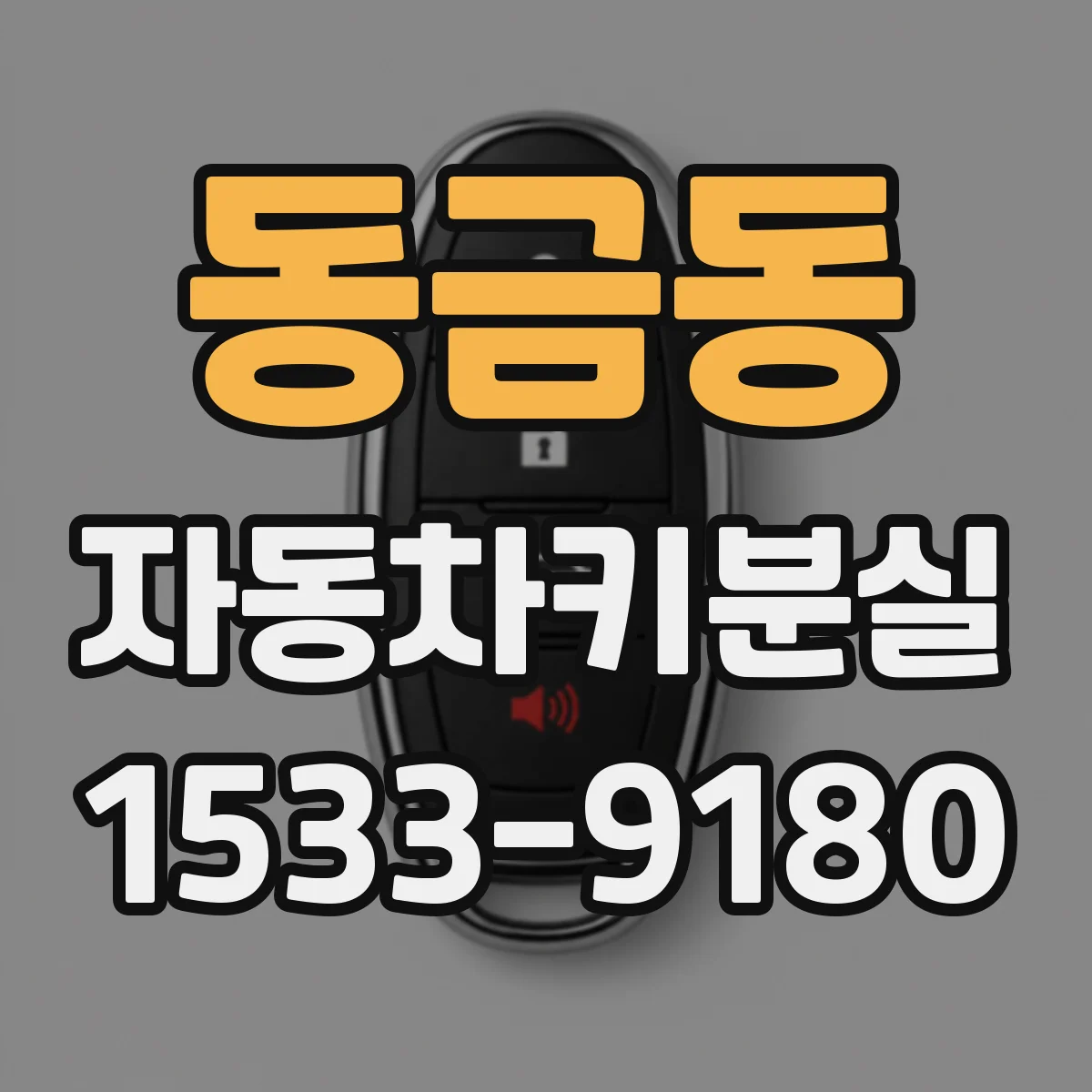 동금동 자동차키분실
