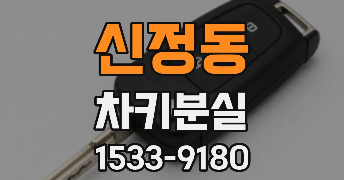 신정동 차키분실