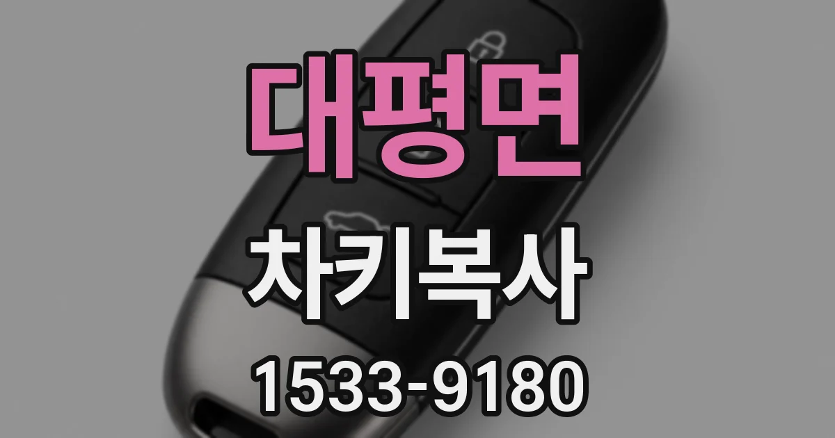 대평면 차키복사