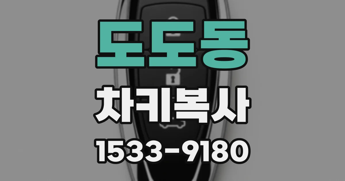 도도동 차키복사