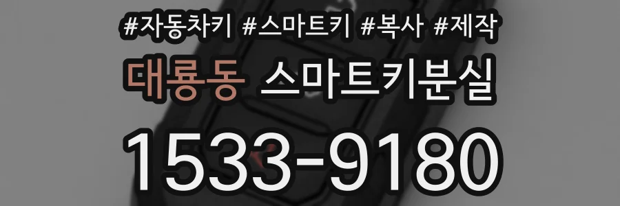 대룡동 스마트키분실