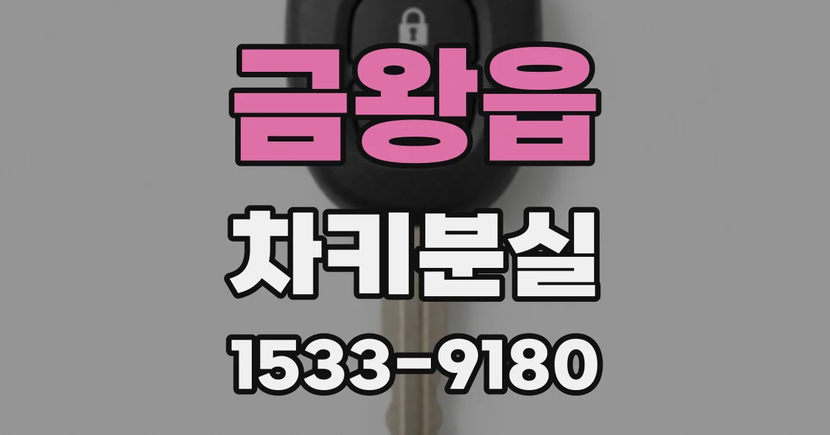 금왕읍 차키분실