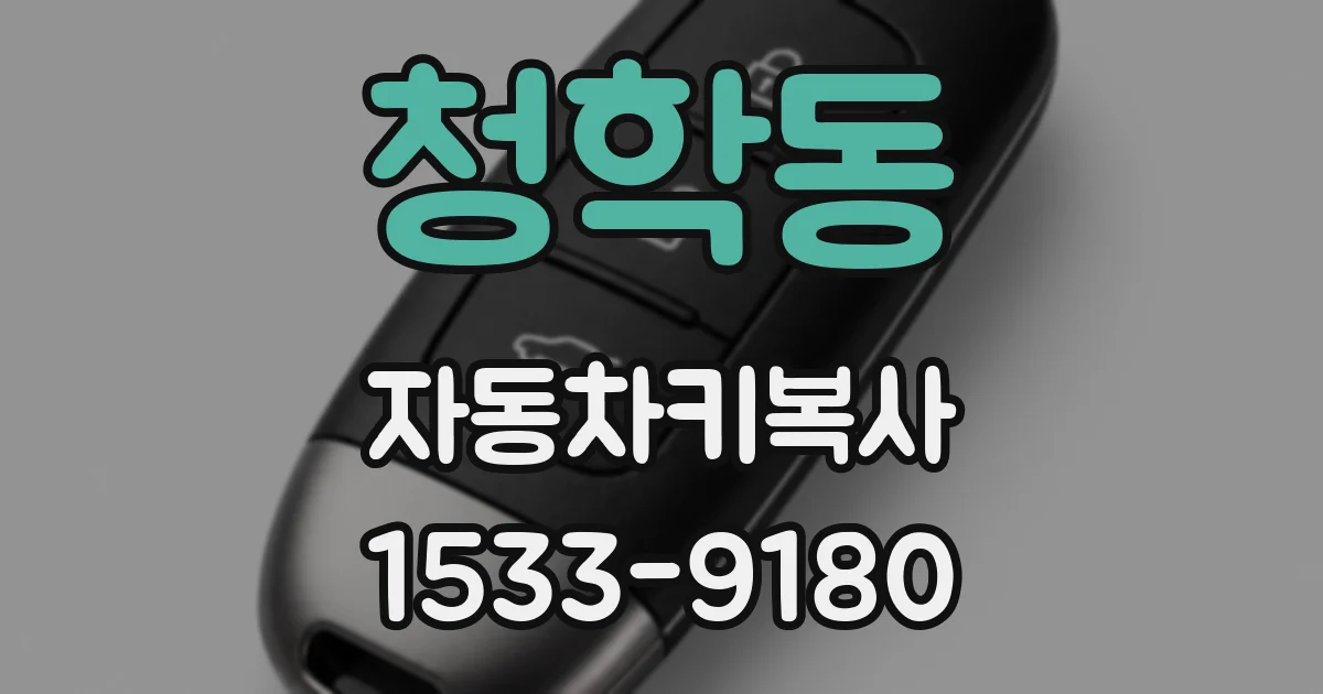 청학동 자동차키복사
