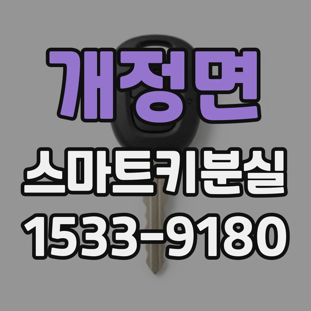 개정면 스마트키분실