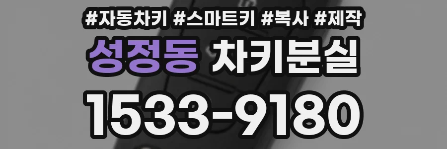 성정동 차키분실