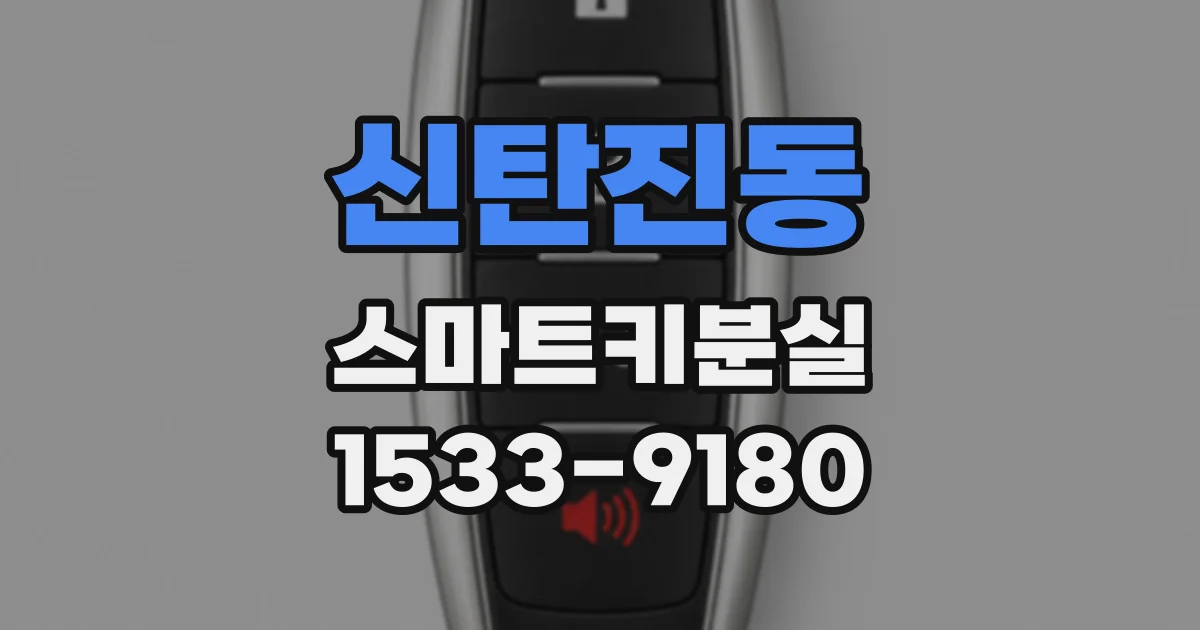 신탄진동 스마트키분실