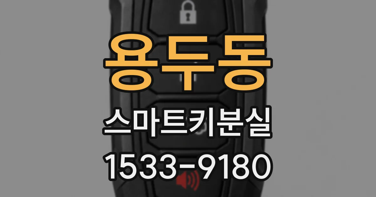 용두동 스마트키분실