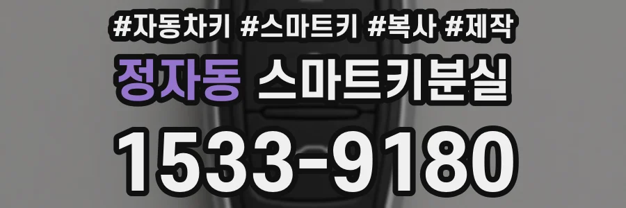 정자동 스마트키분실