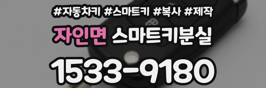 자인면 스마트키분실