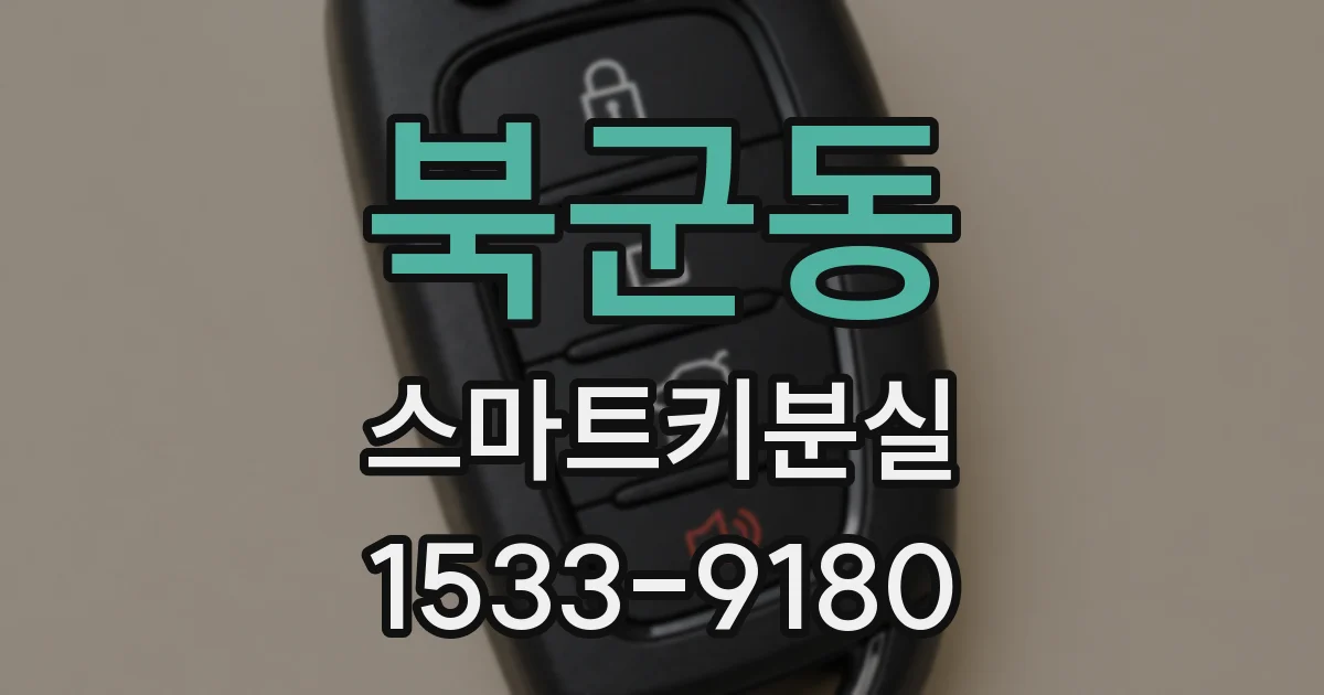 북군동 스마트키분실