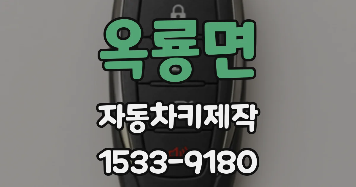 옥룡면 자동차키제작