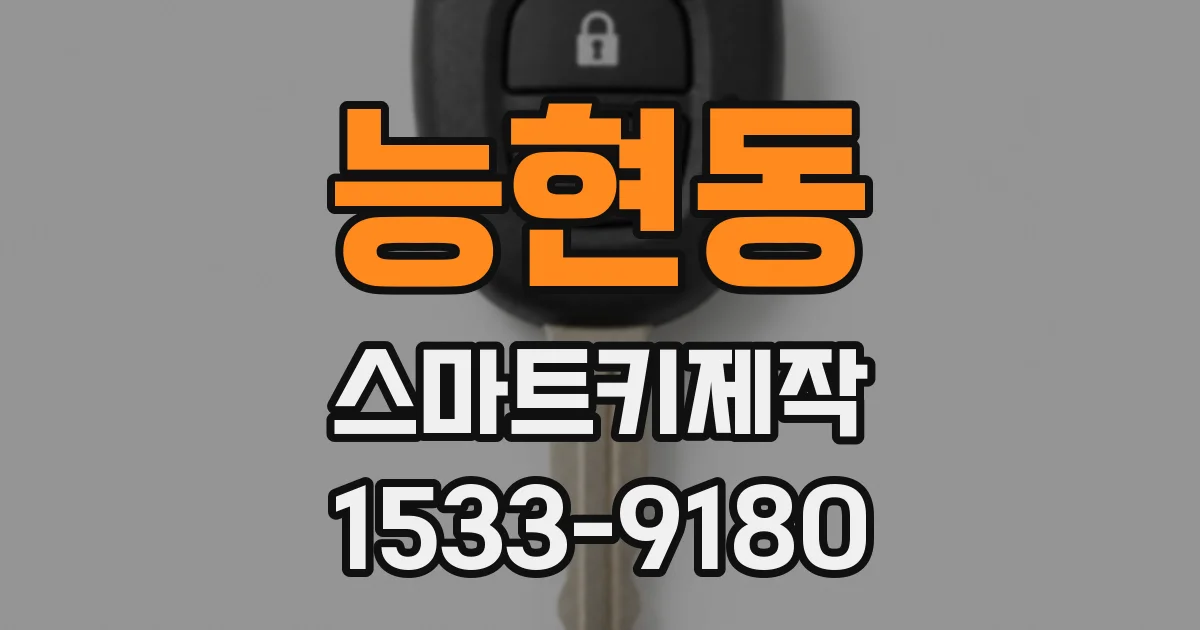 능현동 스마트키제작