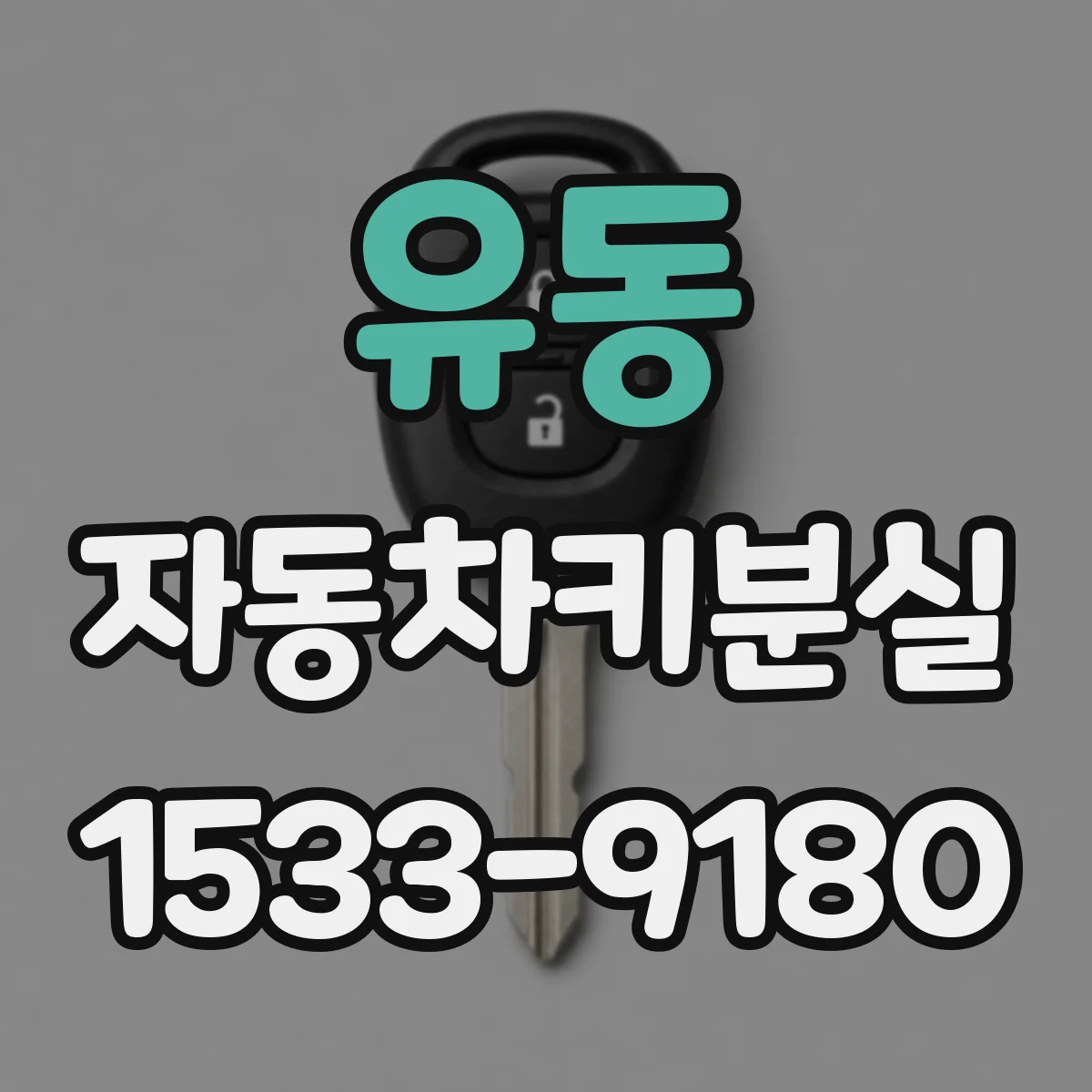 유동 자동차키분실