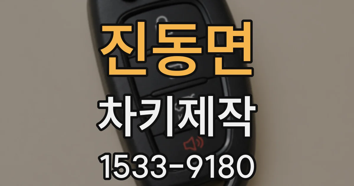 진동면 차키제작