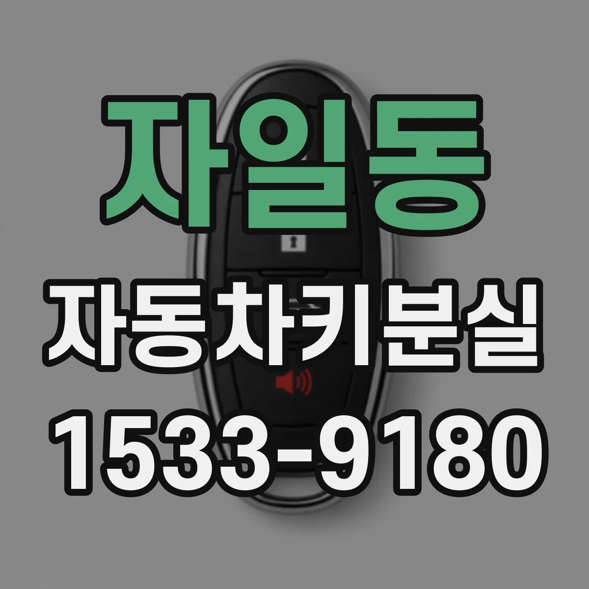 자일동 자동차키분실