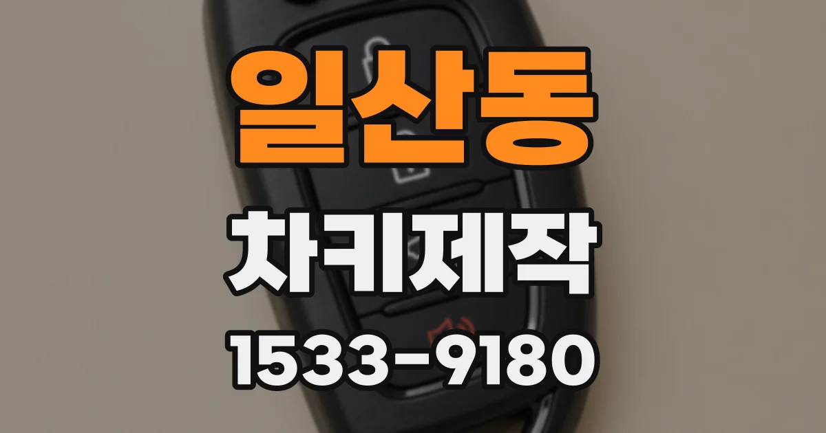 일산동 차키제작
