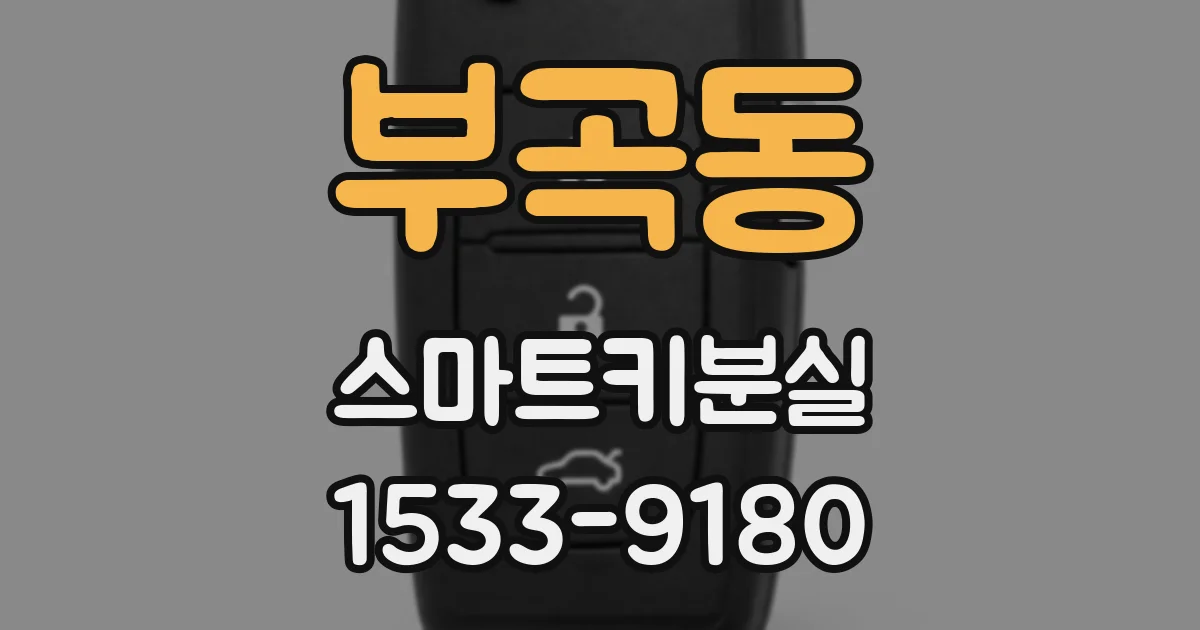 부곡동 스마트키분실