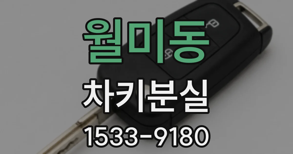 월미동 차키분실