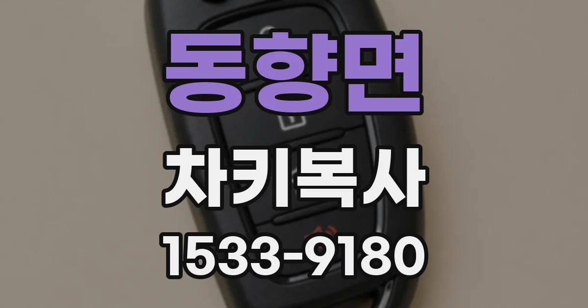 동향면 차키복사