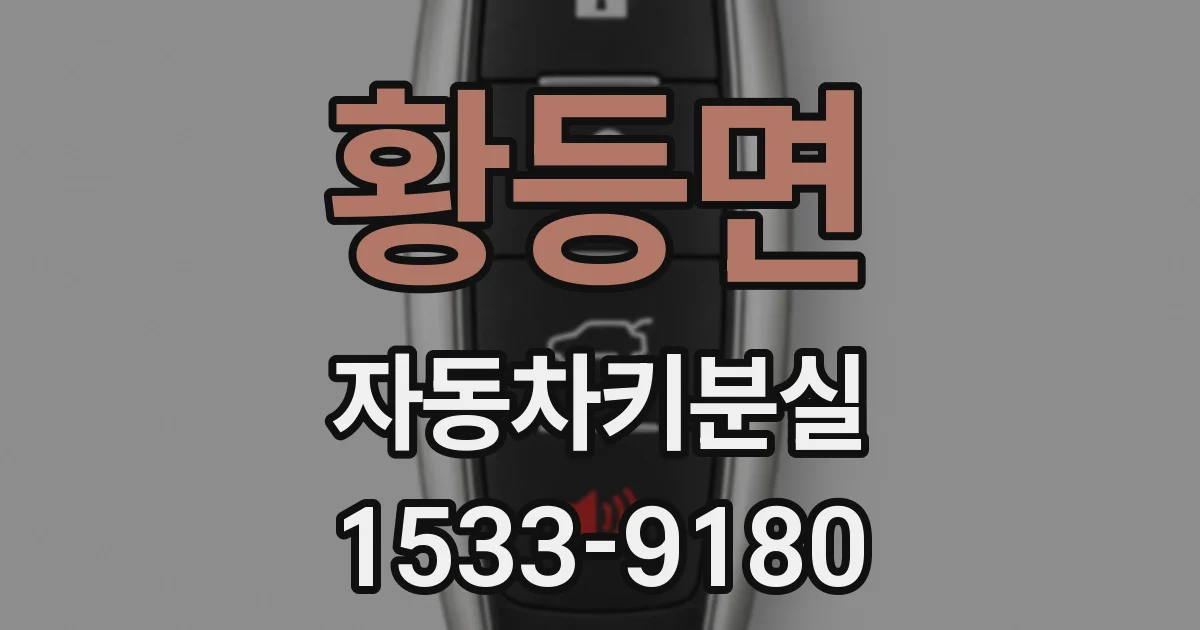 황등면 자동차키분실