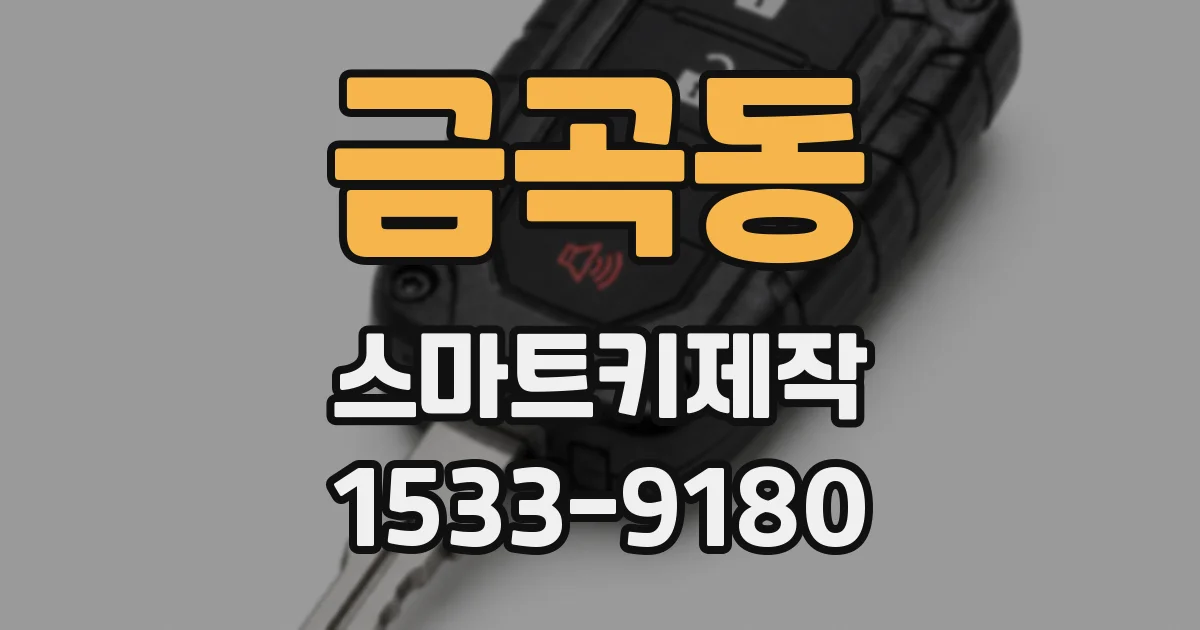 금곡동 스마트키제작