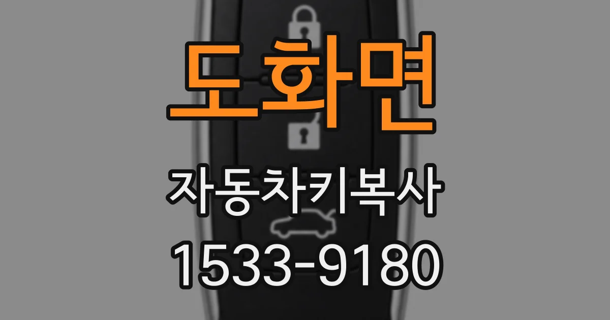 도화면 자동차키복사