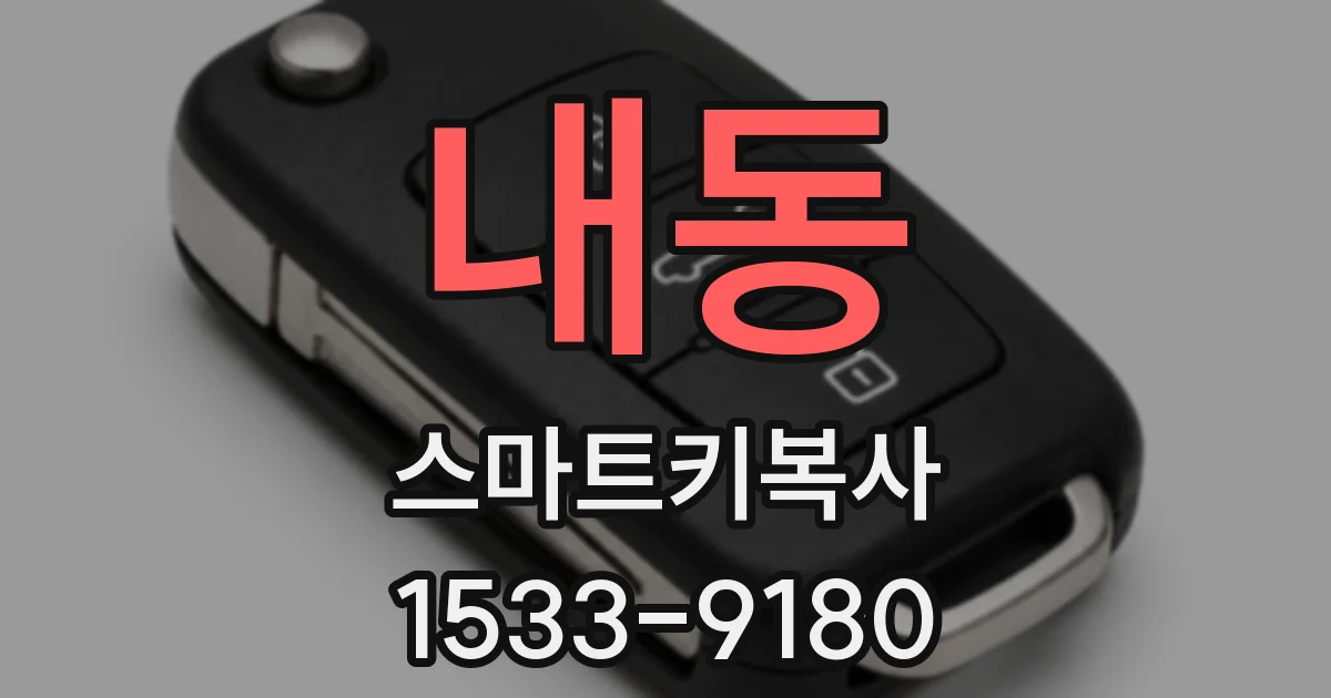 내동 스마트키복사