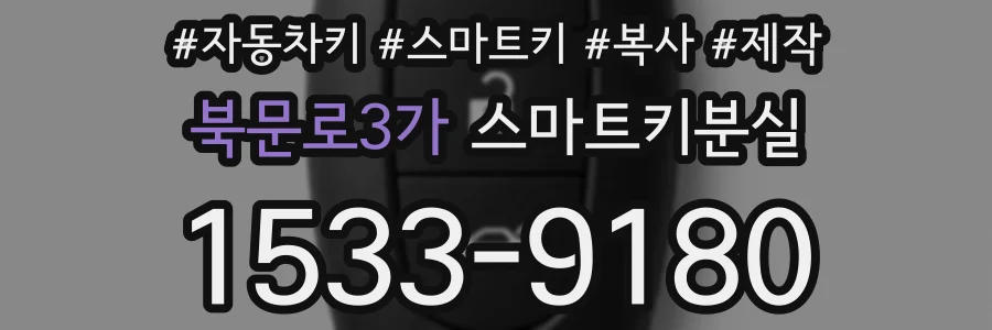 북문로3가 스마트키분실