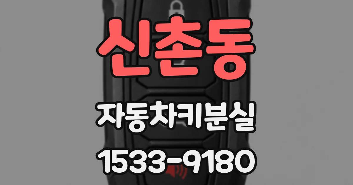 신촌동 자동차키분실