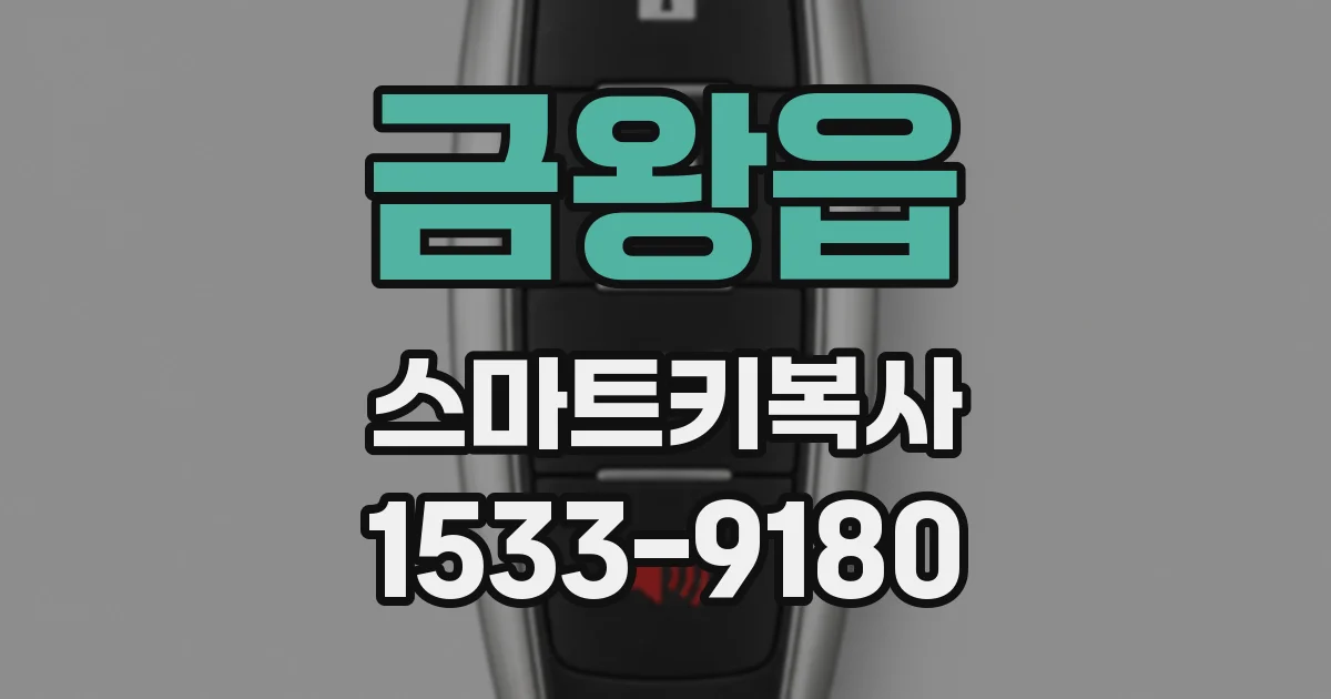 금왕읍 스마트키복사