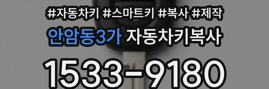 안암동3가 자동차키복사