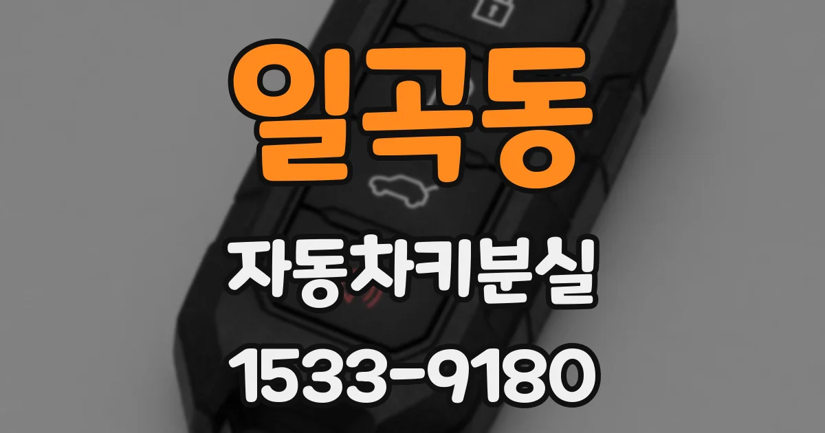 일곡동 자동차키분실