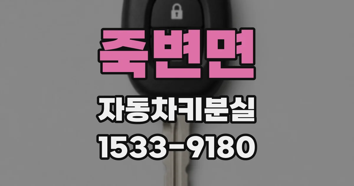 죽변면 자동차키분실