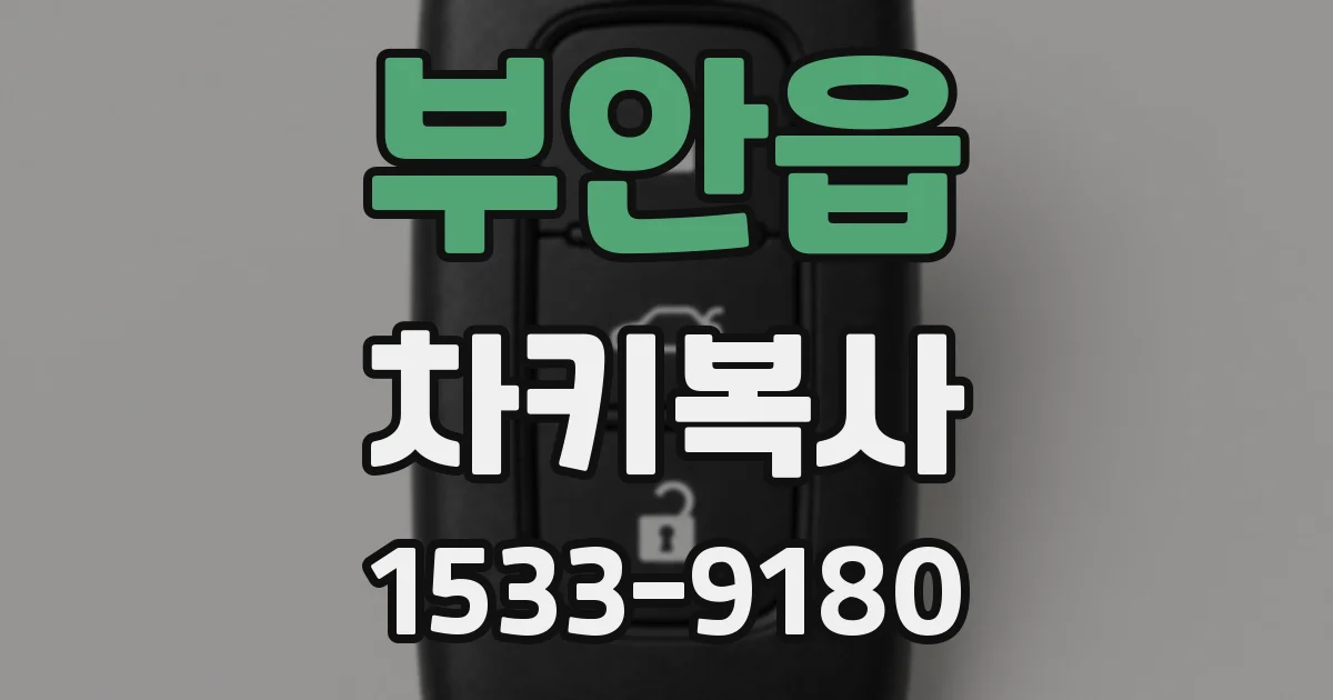 부안읍 차키복사